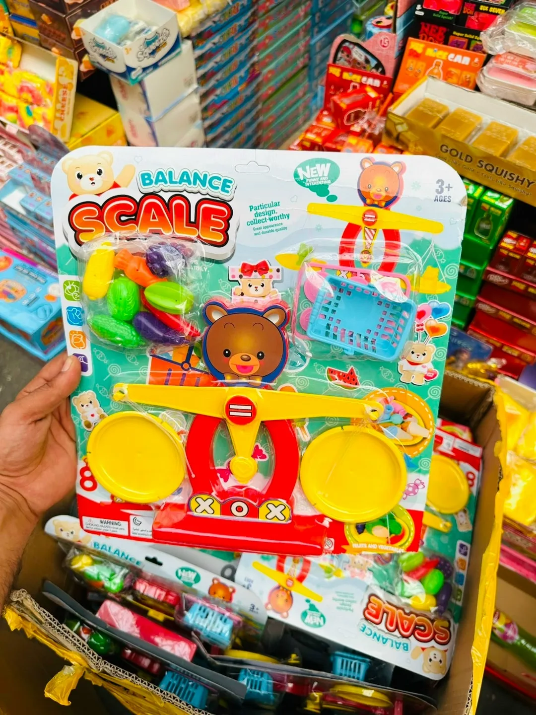 Игрушка Игровой развивающий набор весы с овощами — фото 3