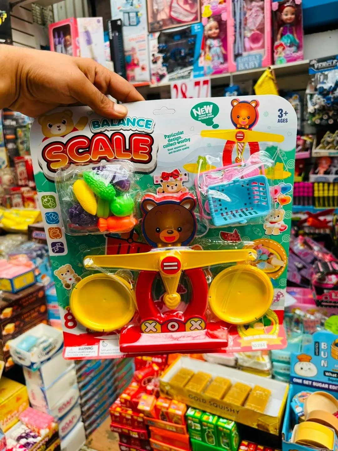 Игрушка Игровой развивающий набор весы с овощами — фото 4