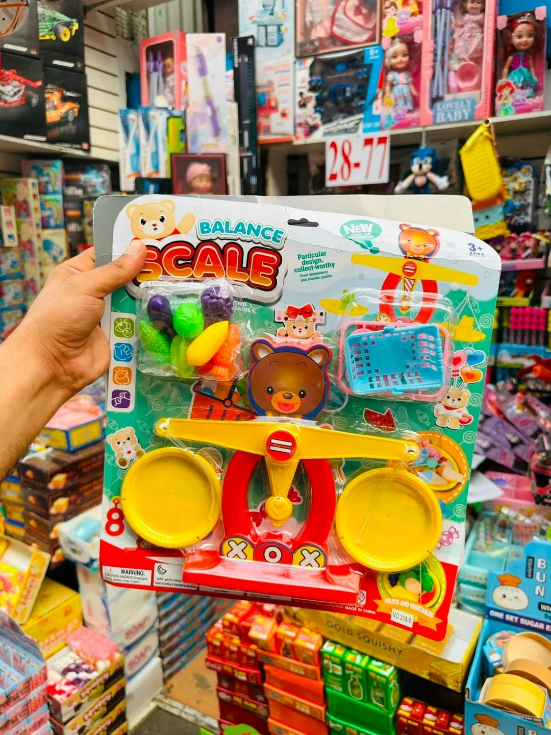 Игрушка Игровой развивающий набор весы с овощами — фото 5