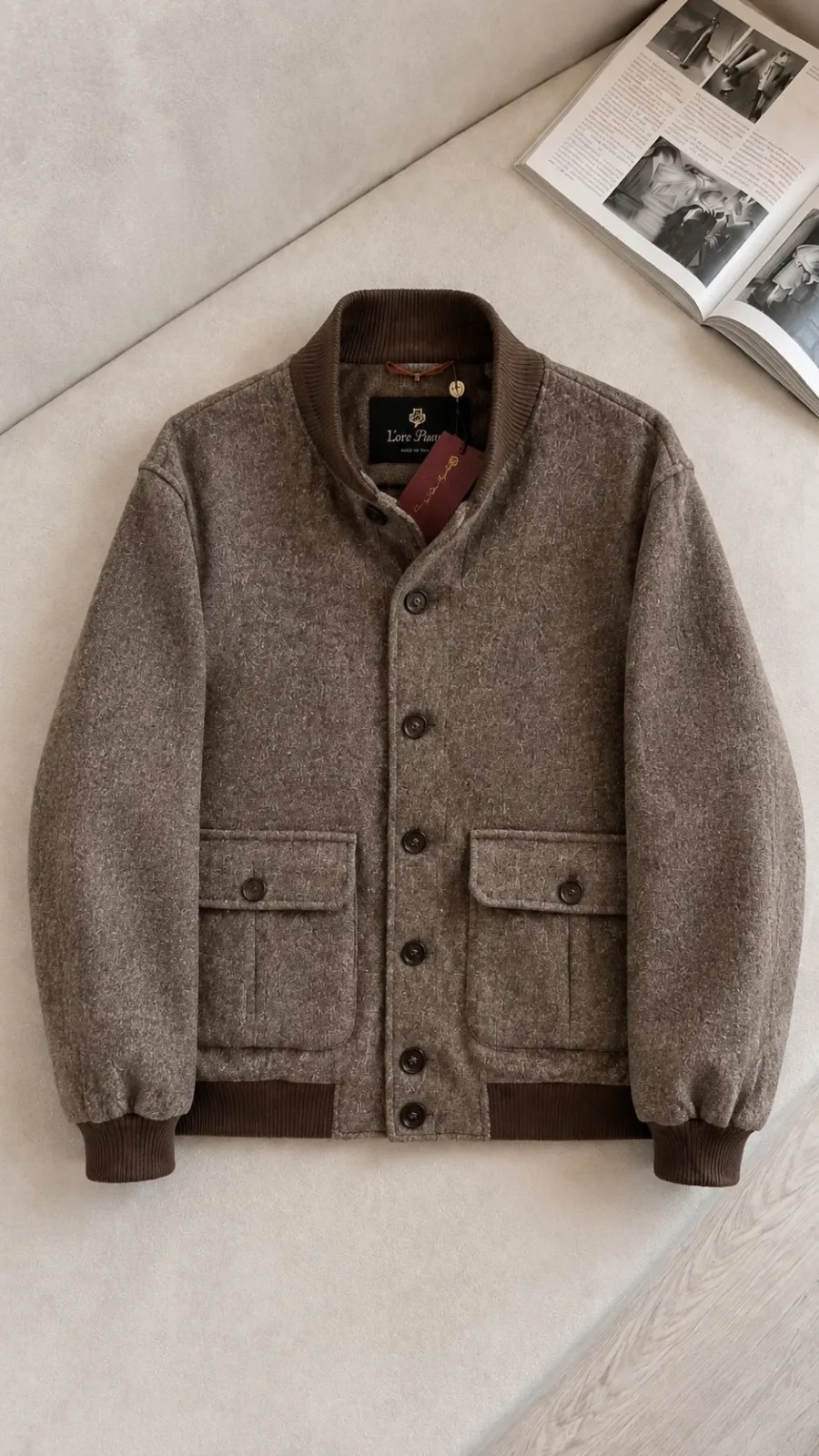 Куртка Loro Piana Premium из кашемира и шерсти — фото 4