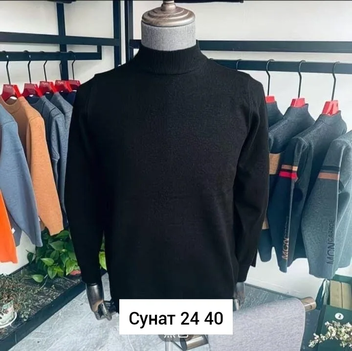 Мужской свитер из натурального хлопка — фото 2
