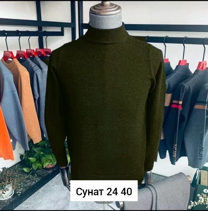 Мужской свитер из натурального хлопка — фото 3