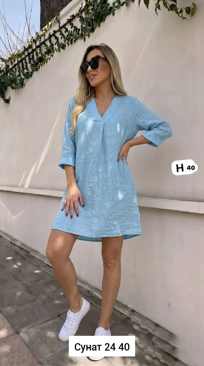 Платье из льна — фото 3