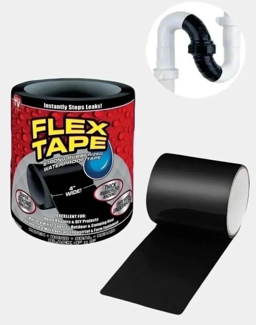 Ремень Flex Tape Клейкая лента Flex Tape — фото 2