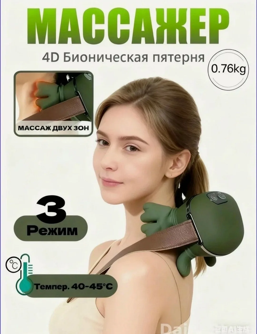 Игрушка Погрузитесь в комфорт бионического массажа, кожа — фото 2