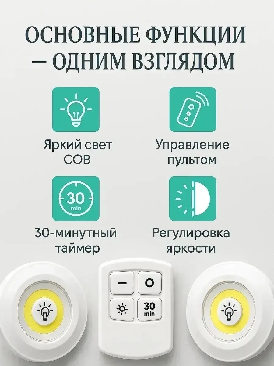 Тапки СВЕТОДИОДНЫЙ НАСТЕННЫЙ СВЕТИЛЬНИК, лён — фото 5