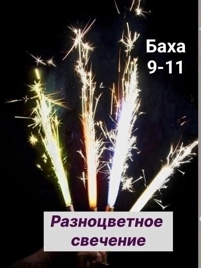 Юбка Набор свечей фонтанов для торта — фото 2