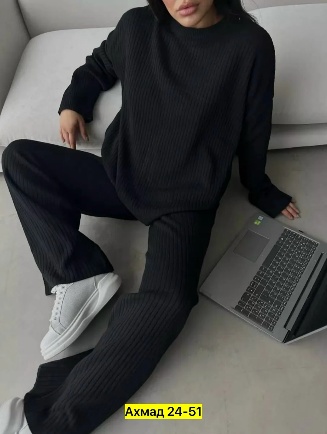 Костюм двойка в стиле лапша — стильный и удобный выбо — фото 4