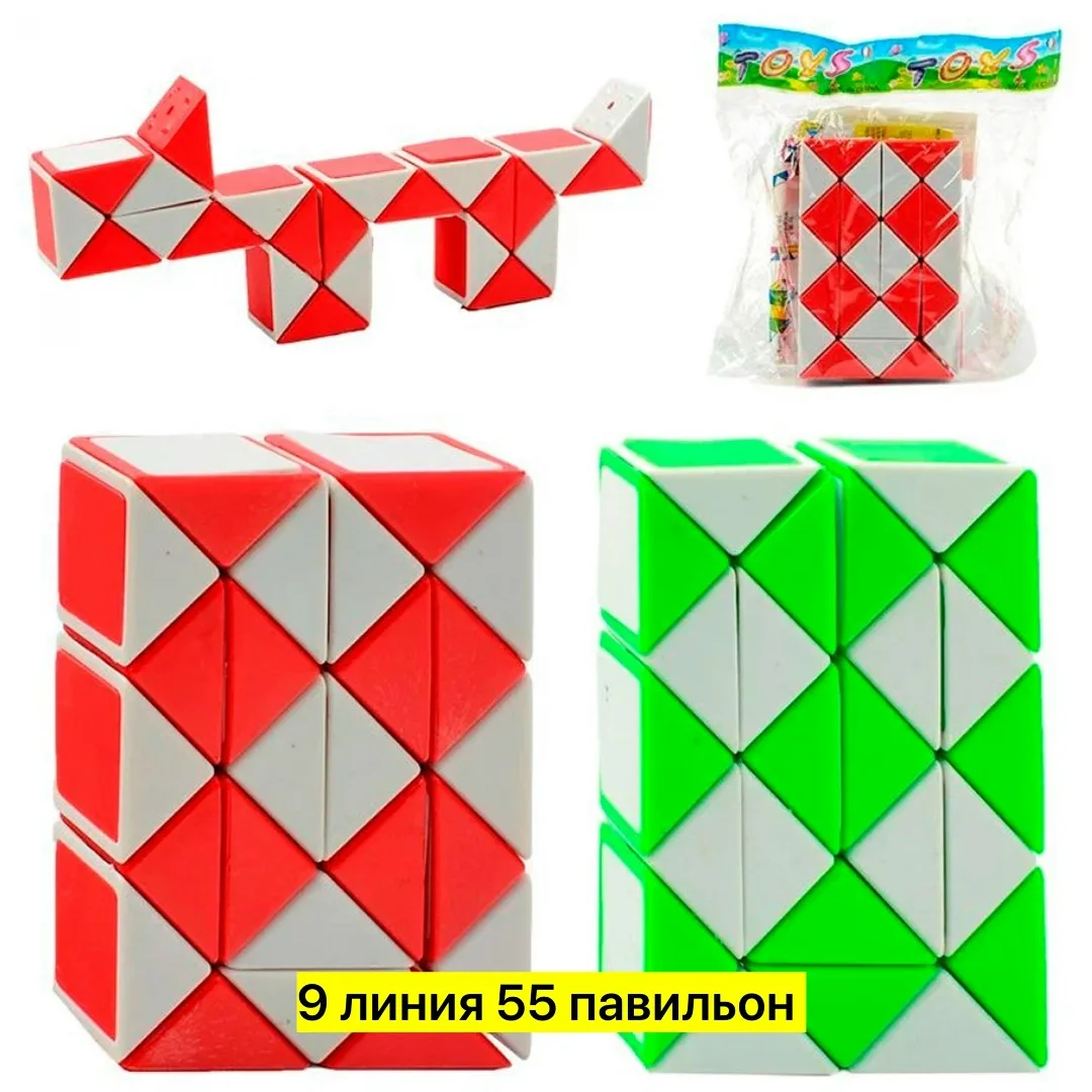 Игрушка-головоломка в виде змейки из пластика — фото 5
