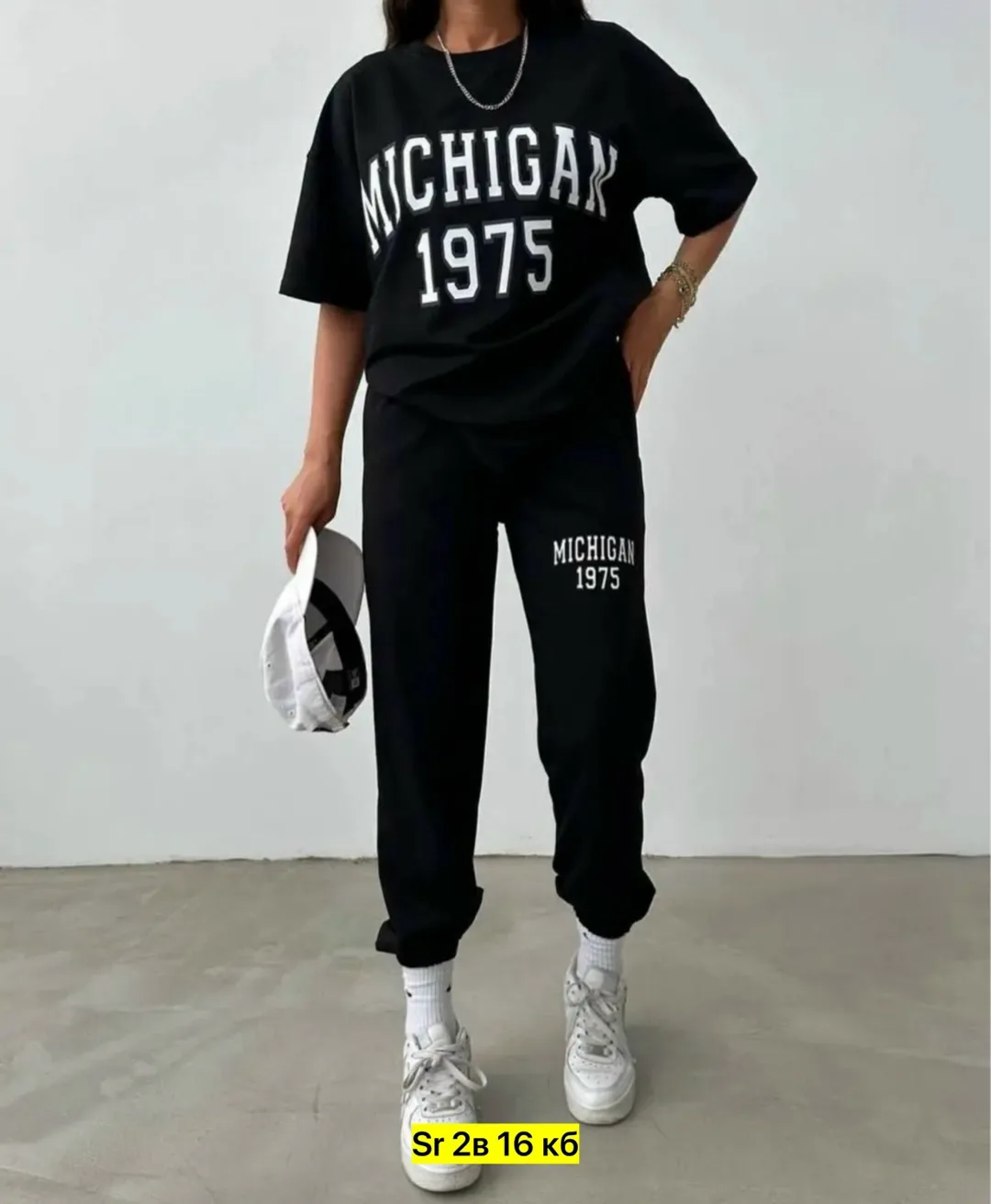 Костюм двухнитка MICHIGAN Чёрный — фото 3