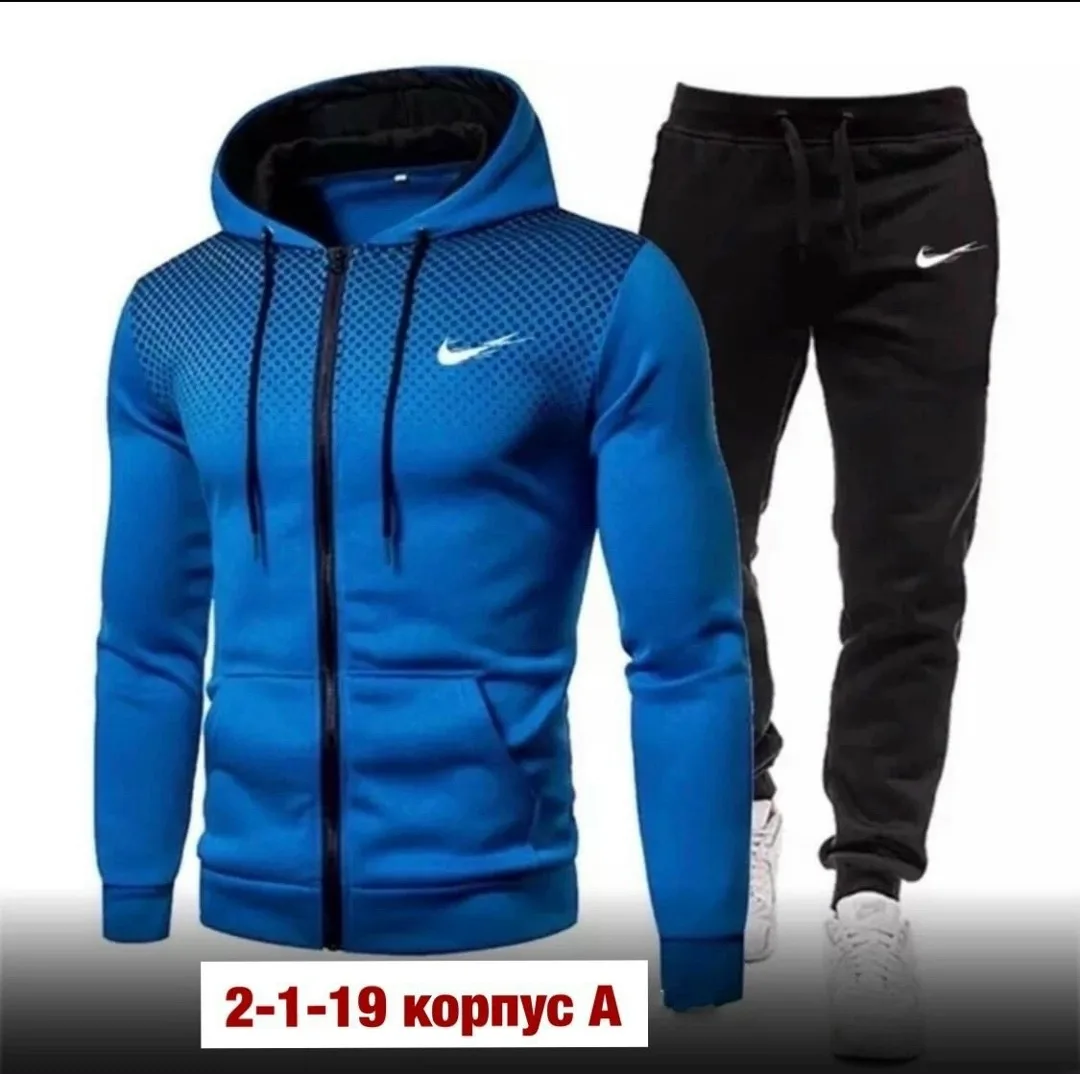 Спортивный костюм из хлопка двух нитка — фото 4