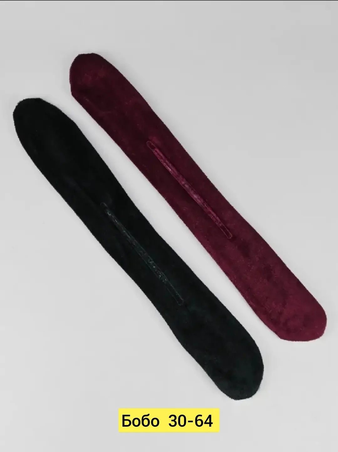 Тапки Заколки, бархат — фото 2