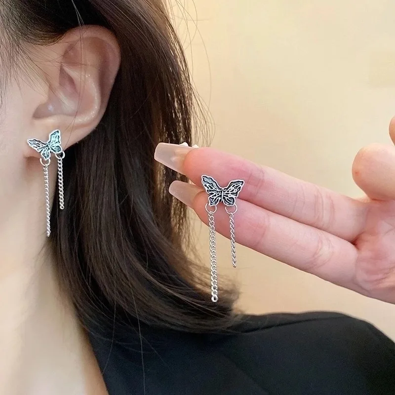 Серьги Серый — фото 3