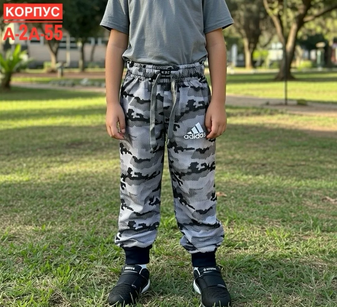 Штаны из натурального хлопка, подходят для повседневной носки — фото 3