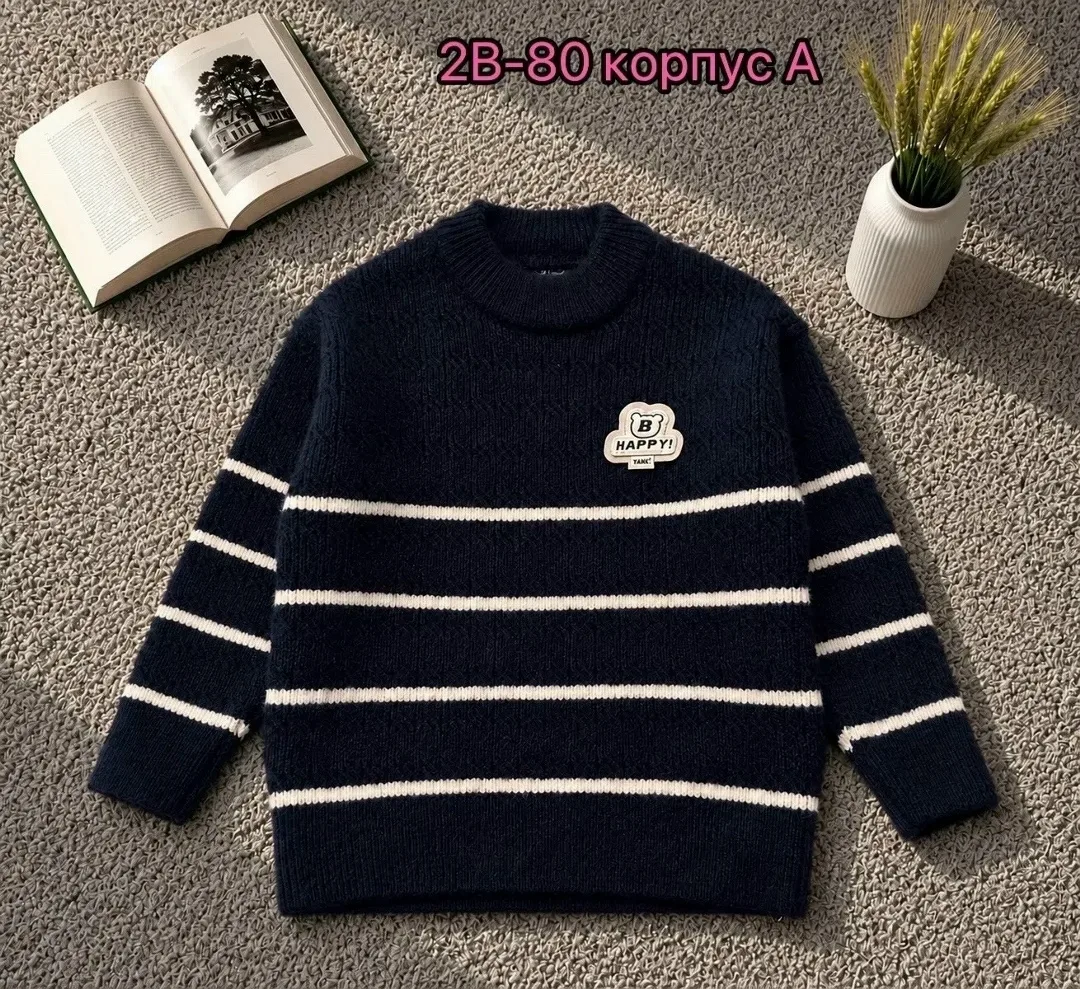 Кофта для мальчика из хлопка, подходит для повседневной носки — фото 3