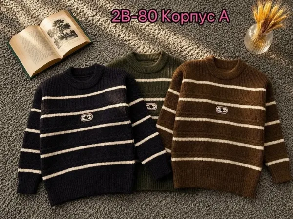 Кофта для мальчика из хлопка, подходит по росту — фото 5