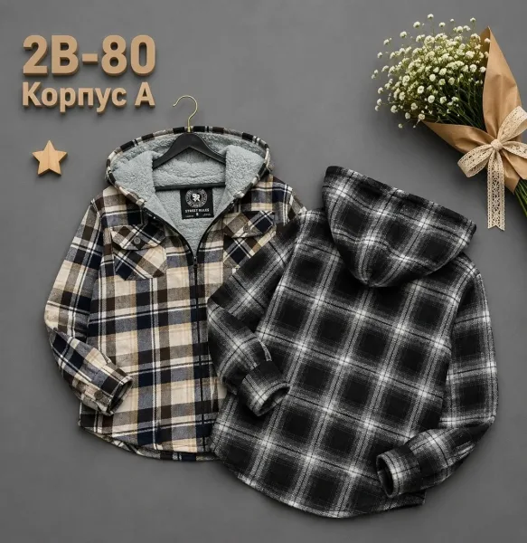 Рубашка мехом — фото 16