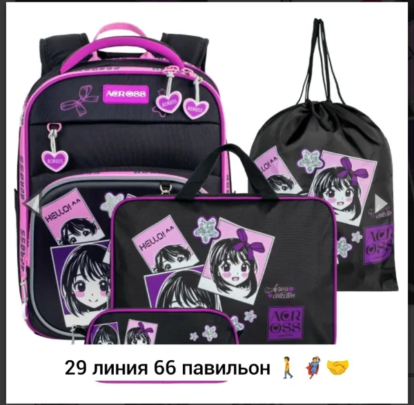 Рюкзак тканевый ACROSS — фото 3