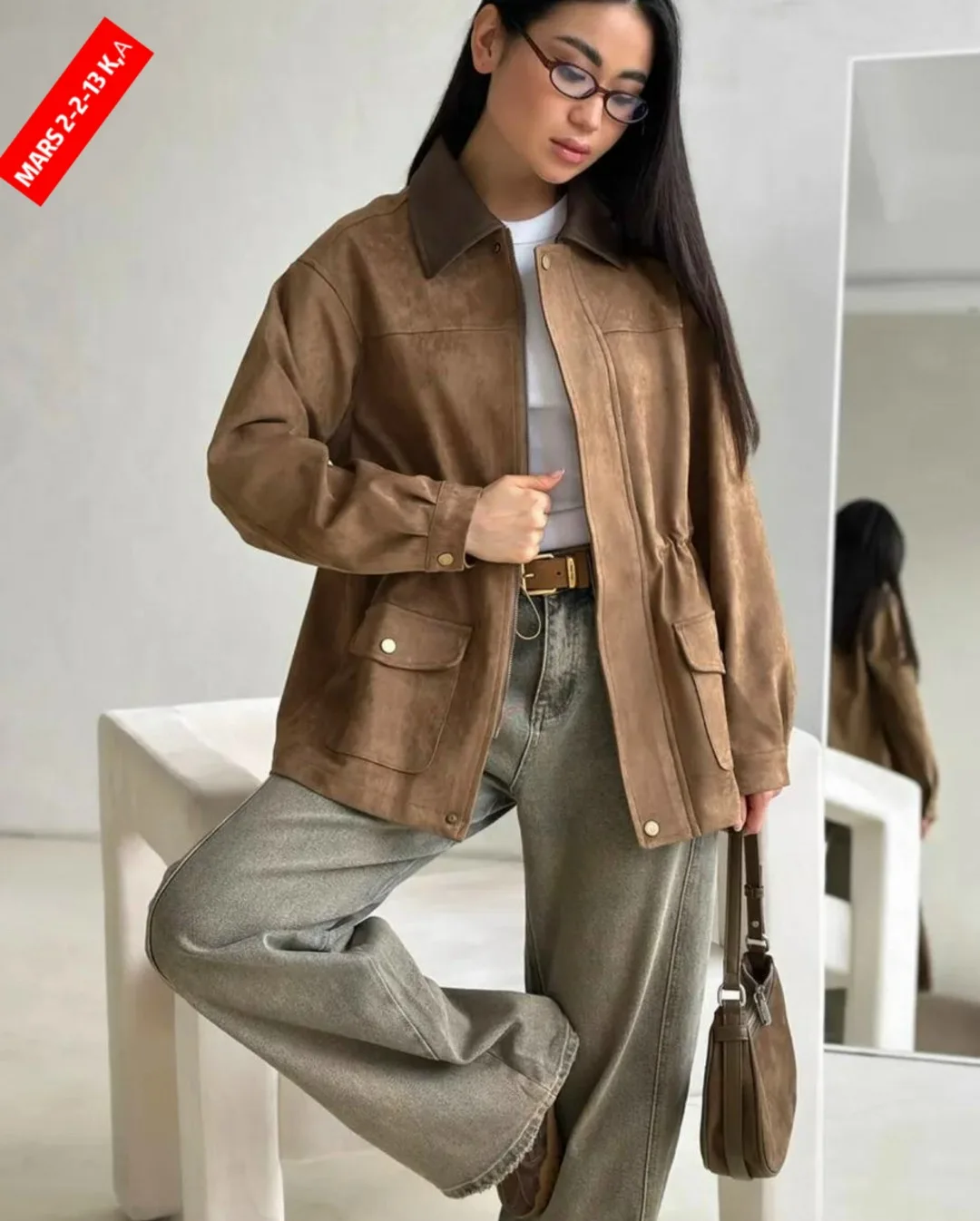 Куртка из замши — фото 6