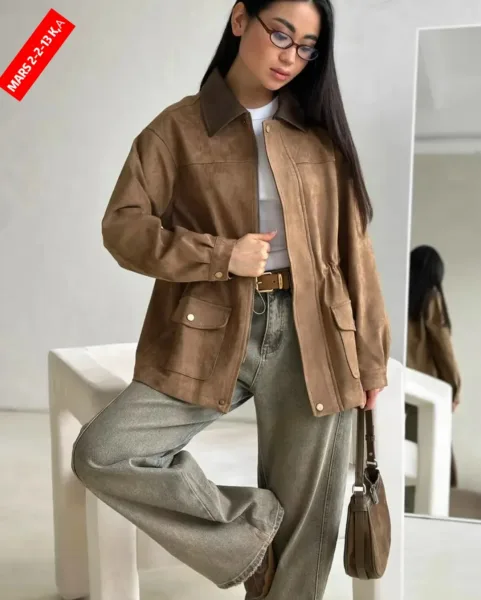Куртка из замши — фото 13