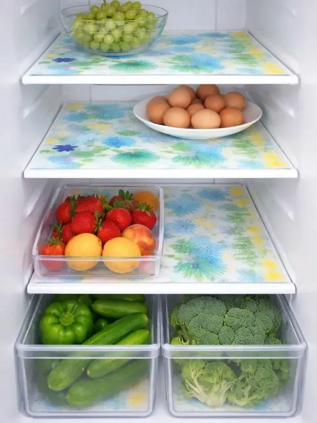 Коврик для хранения продуктов в холодильнике — фото 7