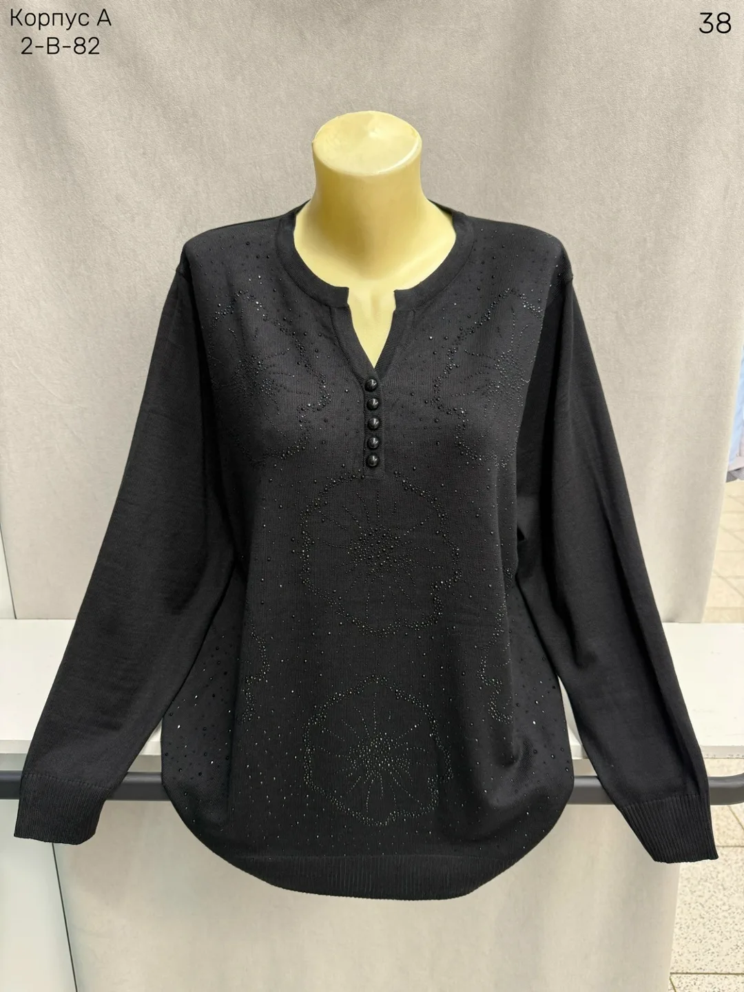 Женский свитер из 80 хлопка и 20 эластана 80 COTTON, 20 ELASTANE — фото 8