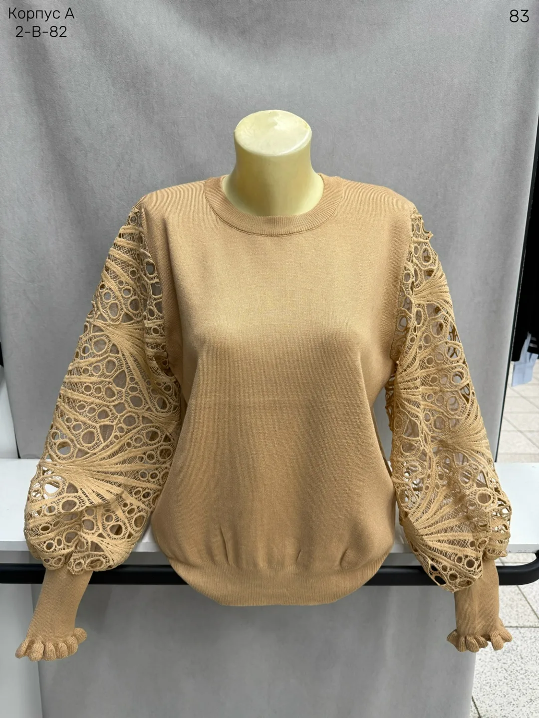Женский свитер из смесового материала 30 WOOL, 70 POLYESTER — фото 3