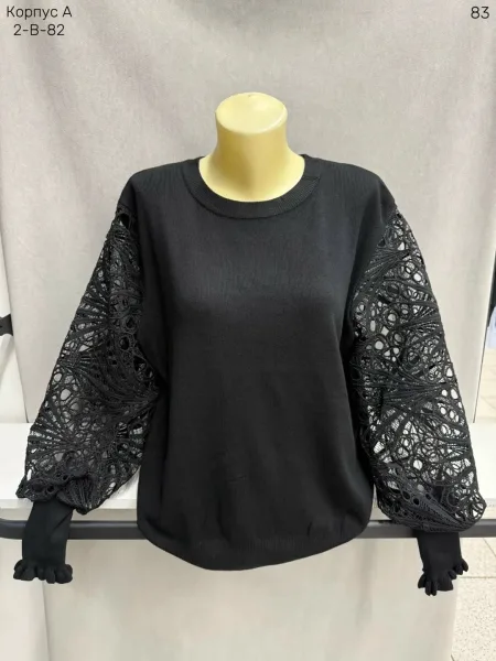 Женский свитер из смесового материала 30 WOOL, 70 POLYESTER — фото 26