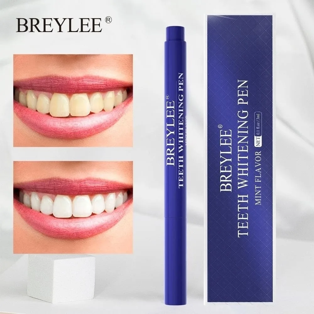 Breylee отбеливающая ручка для чистки зубов сыворотка удаляет пятна зубного налета — фото 9