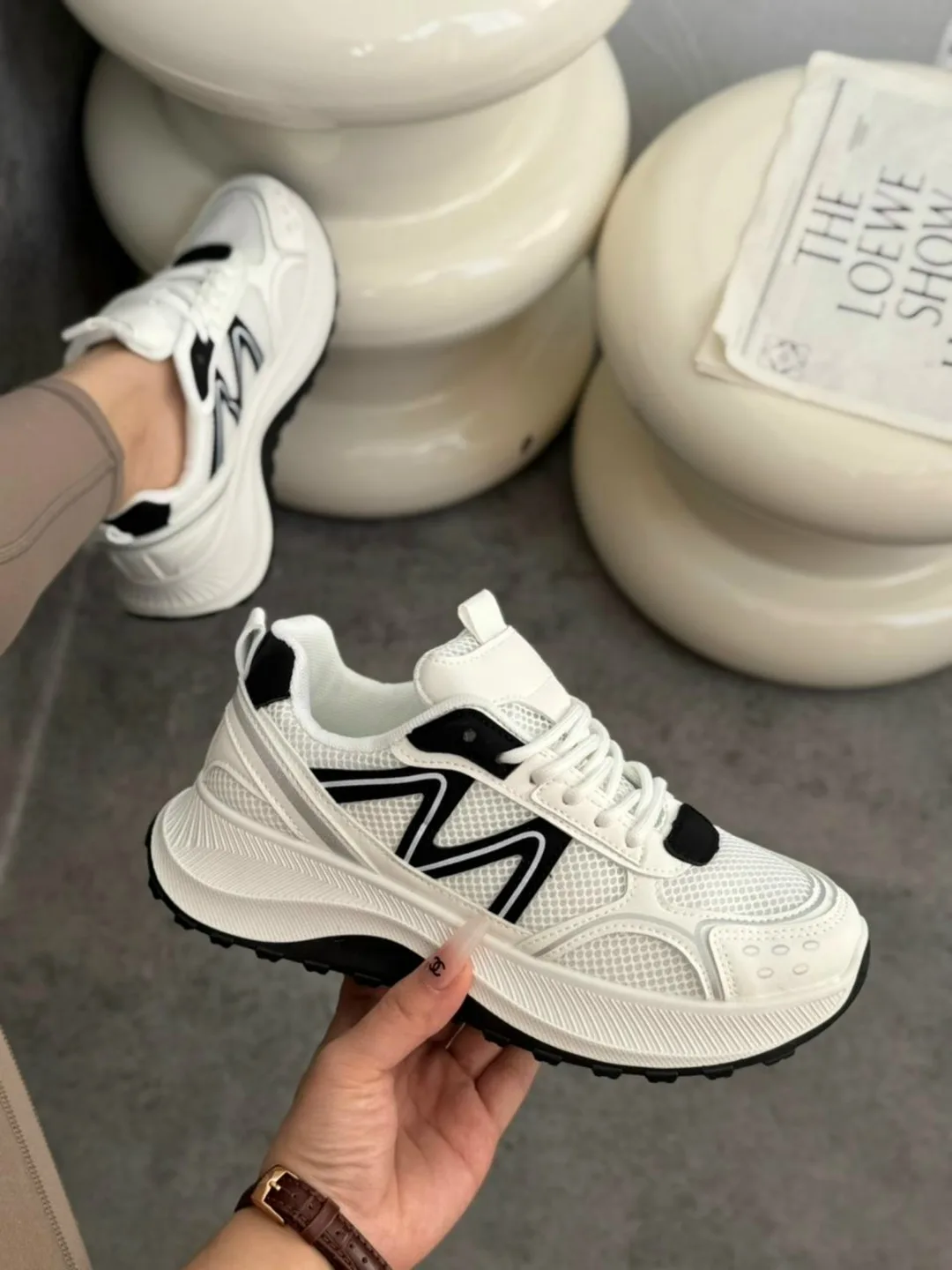 Кроссовки из эко-кожи — фото 4