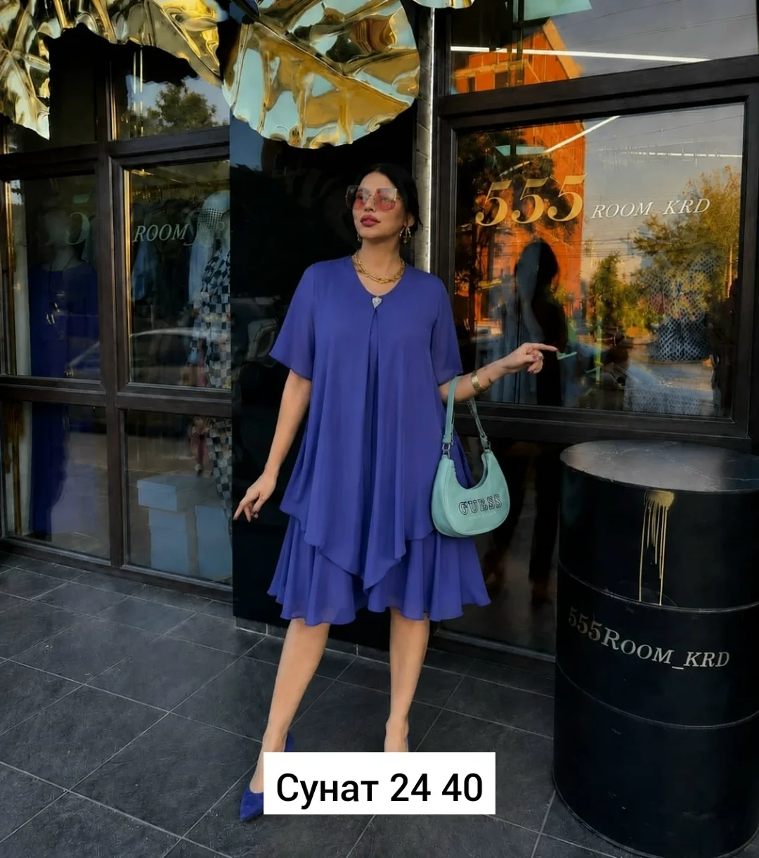 Платье шифон — фото 1