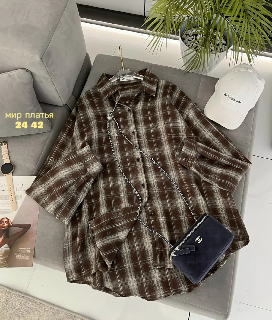 Рубашка хлопок — фото 1
