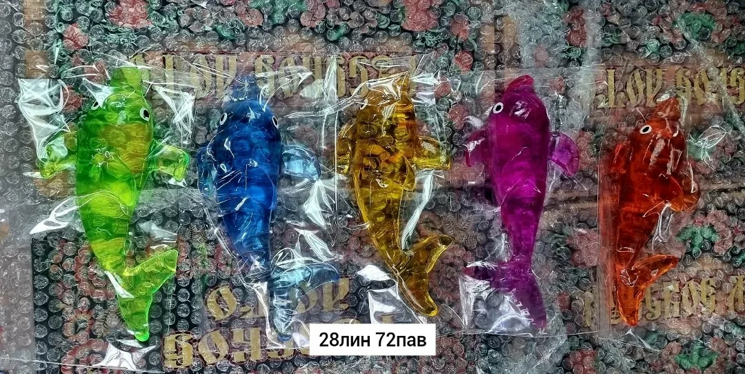 Мягкая резиновая игрушка-липучка с пятью разными видами поверхности — фото 4