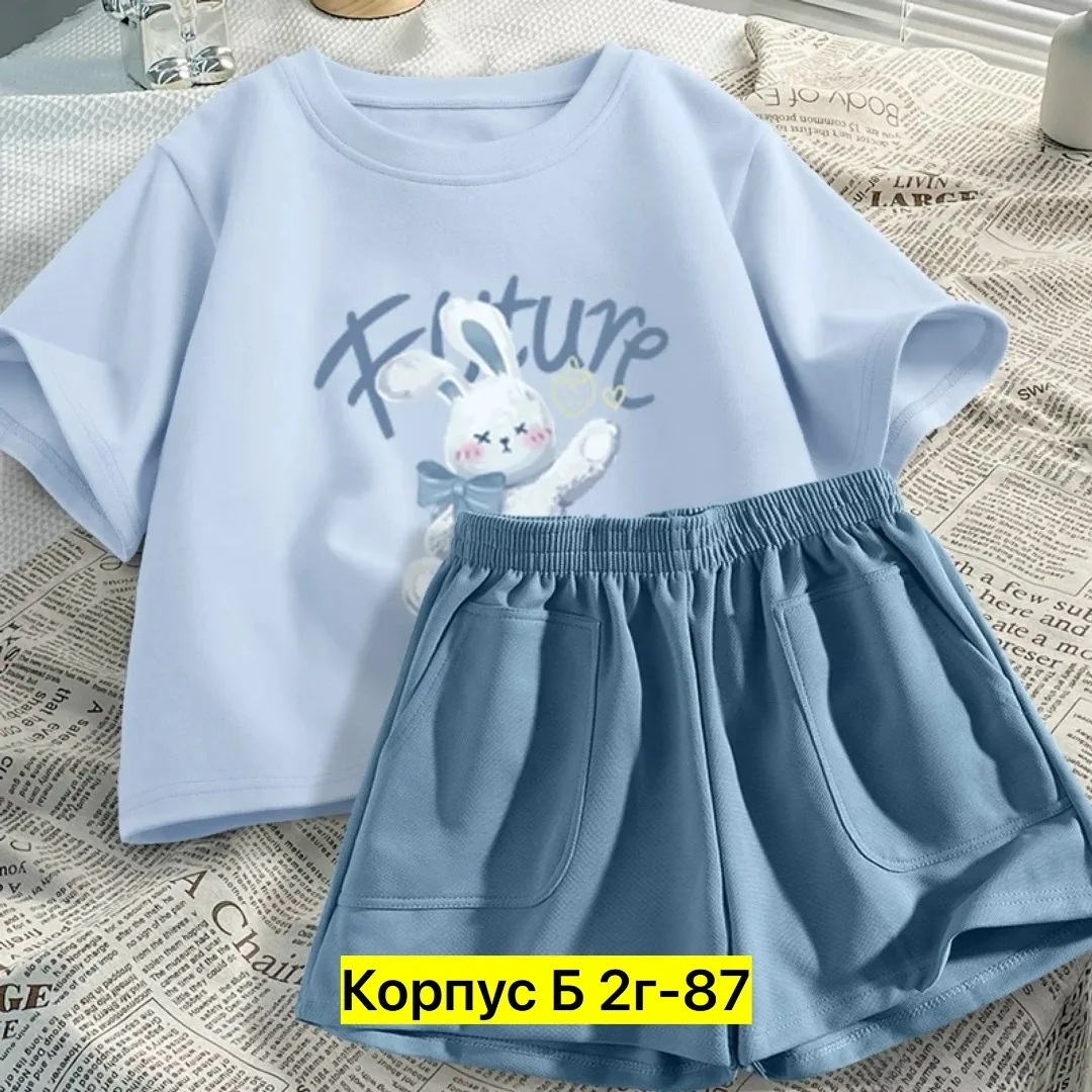 Костюм двойка из натурального хлопка — фото 1