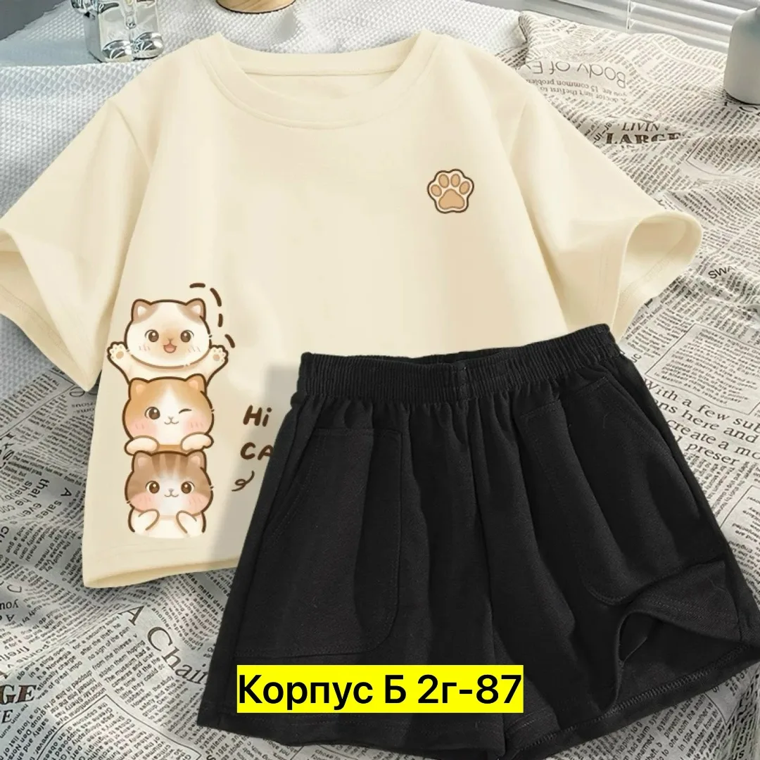 Костюм двойка из натурального хлопка — фото 4