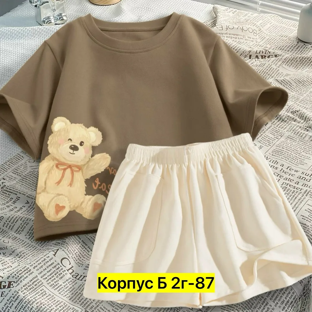 Костюм двойка из натурального хлопка — фото 5