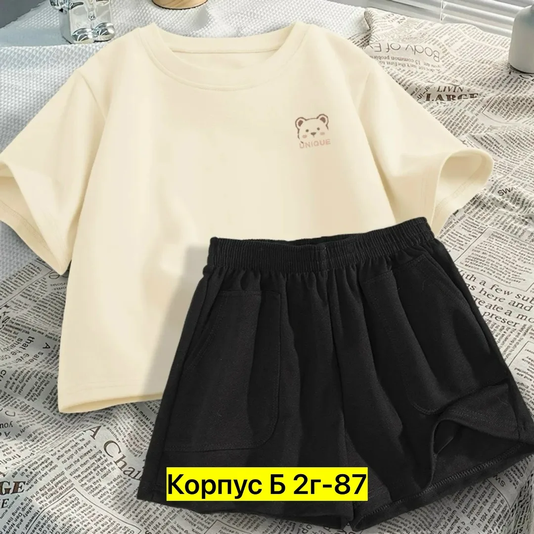 Костюм двойка из натурального хлопка — фото 6