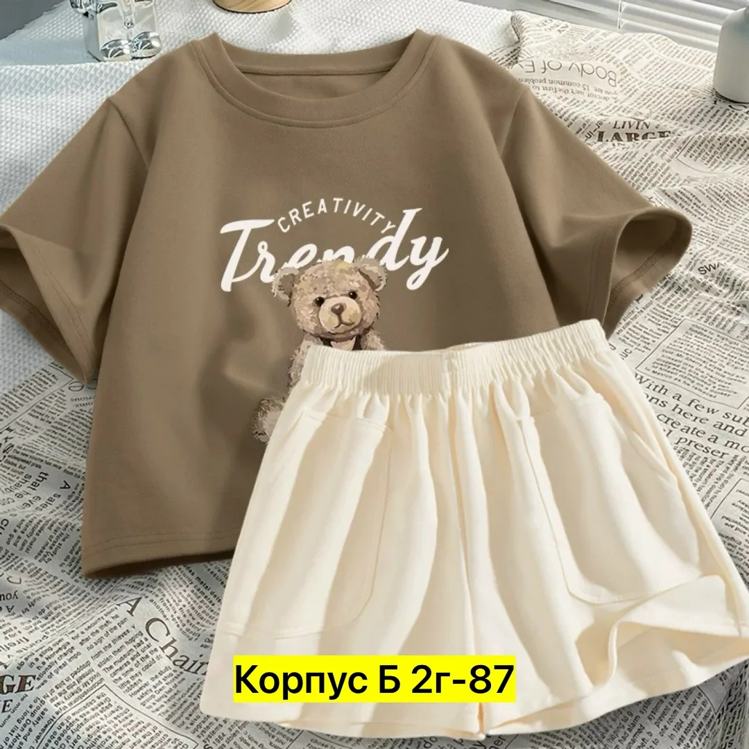 Костюм двойка из натурального хлопка — фото 8