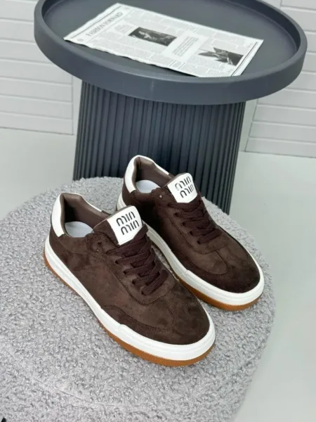 Кроссовки из замши — фото 2