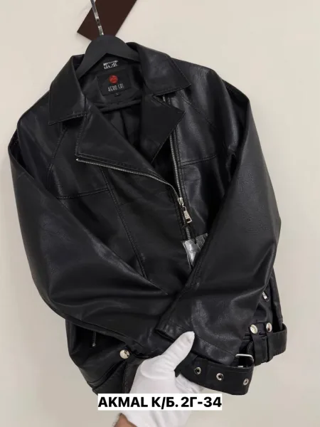 Куртка кожаная фасона косуха — фото 38