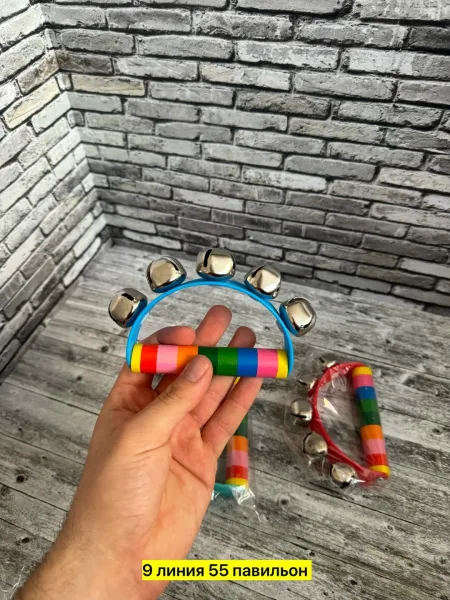 Игрушка-бубенцы из дерева — фото 11