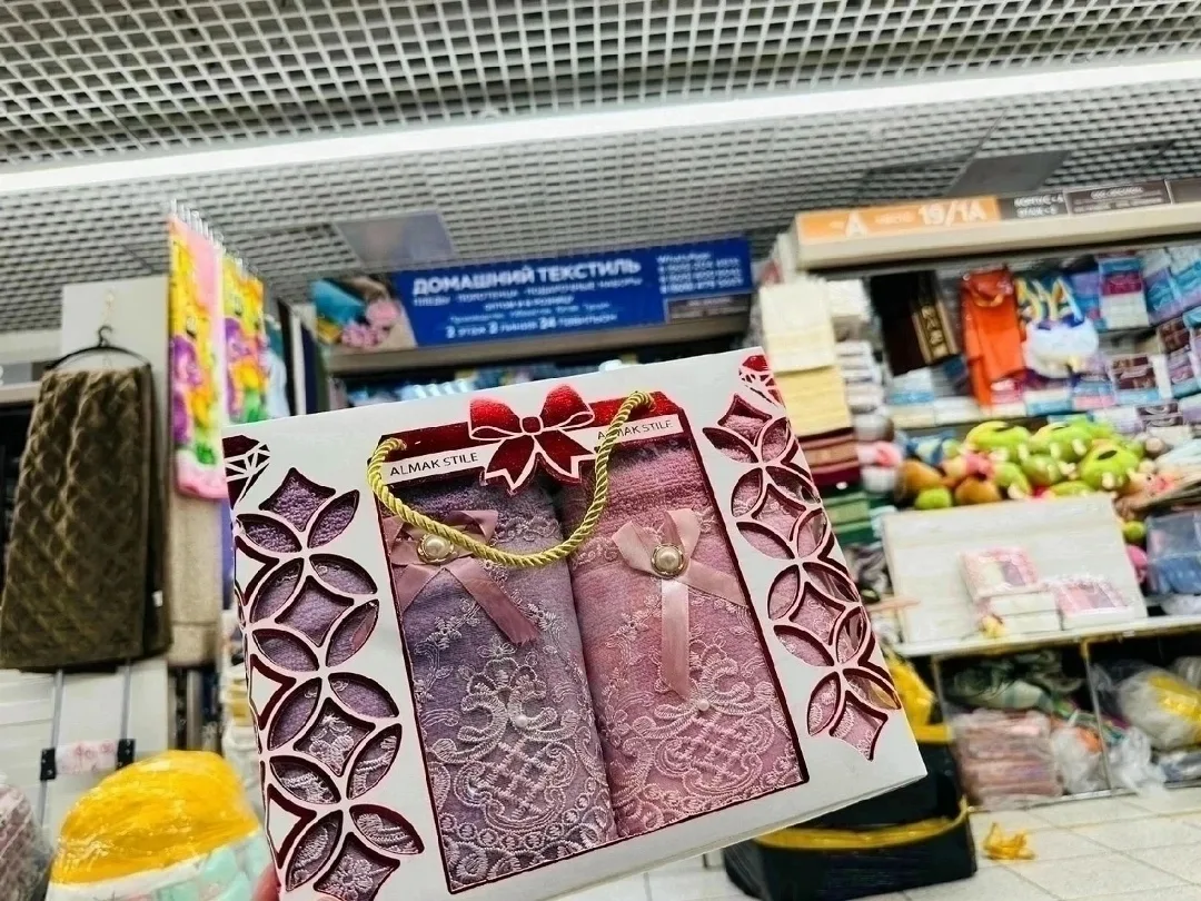 Набор из двух полотенец из хлопка — фото 3