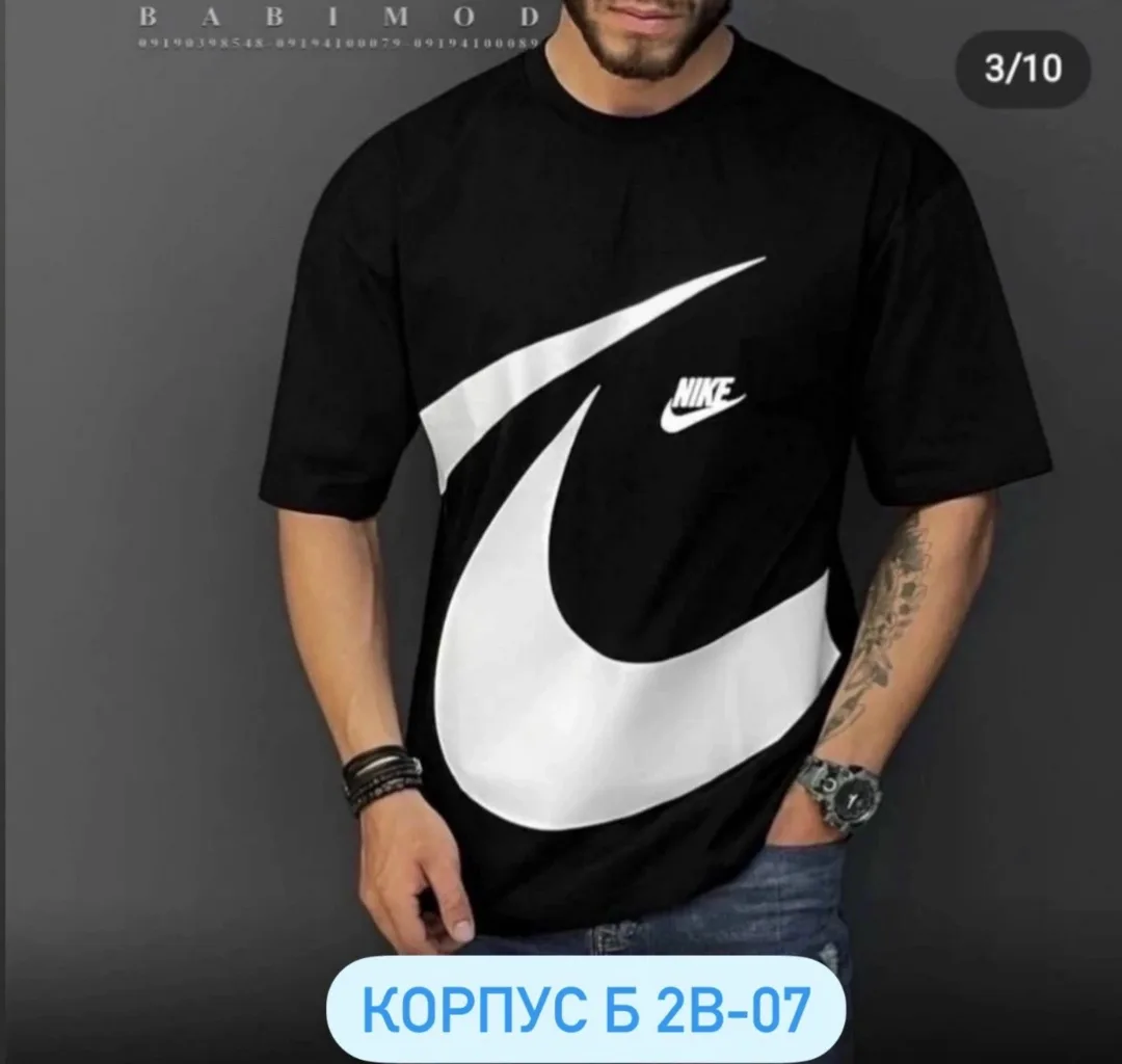 Мужская футболка из 100 хлопка — фото 1