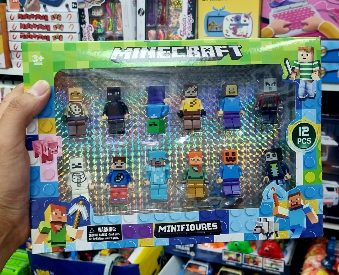Игрушка-человечек из пластика, 12 штук — фото 1