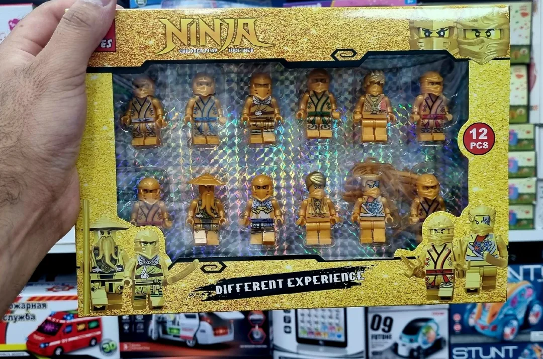 Игрушка-человечек из пластика, 12 штук — фото 2