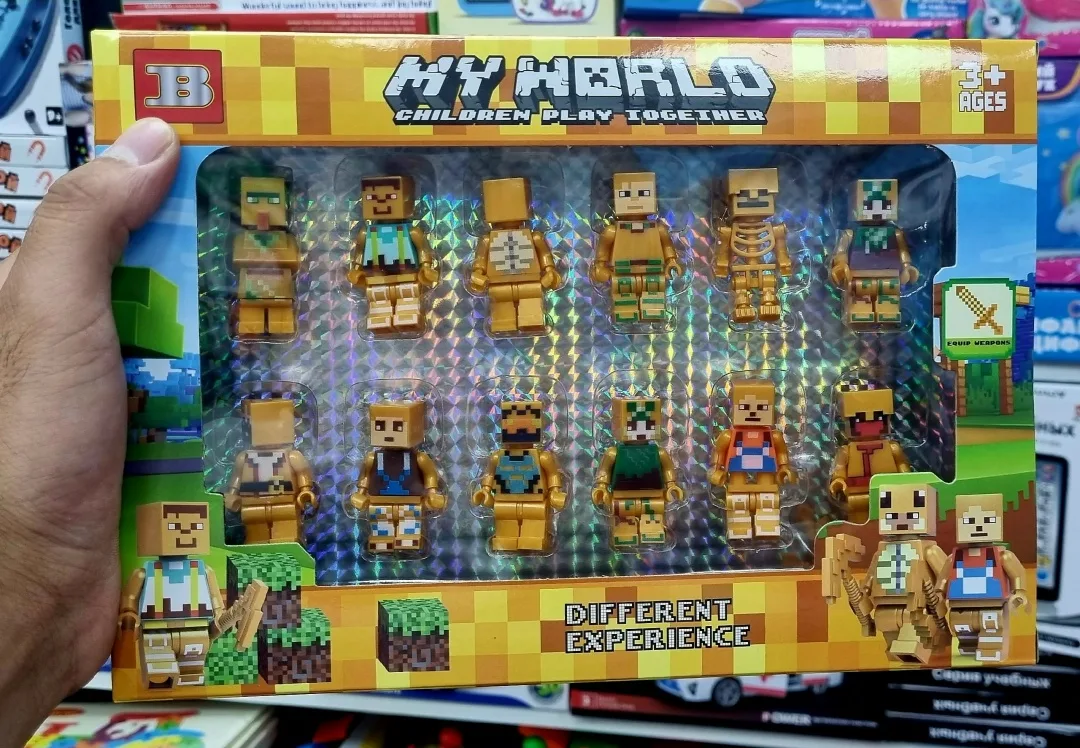 Игрушка-человечек из пластика, 12 штук — фото 4