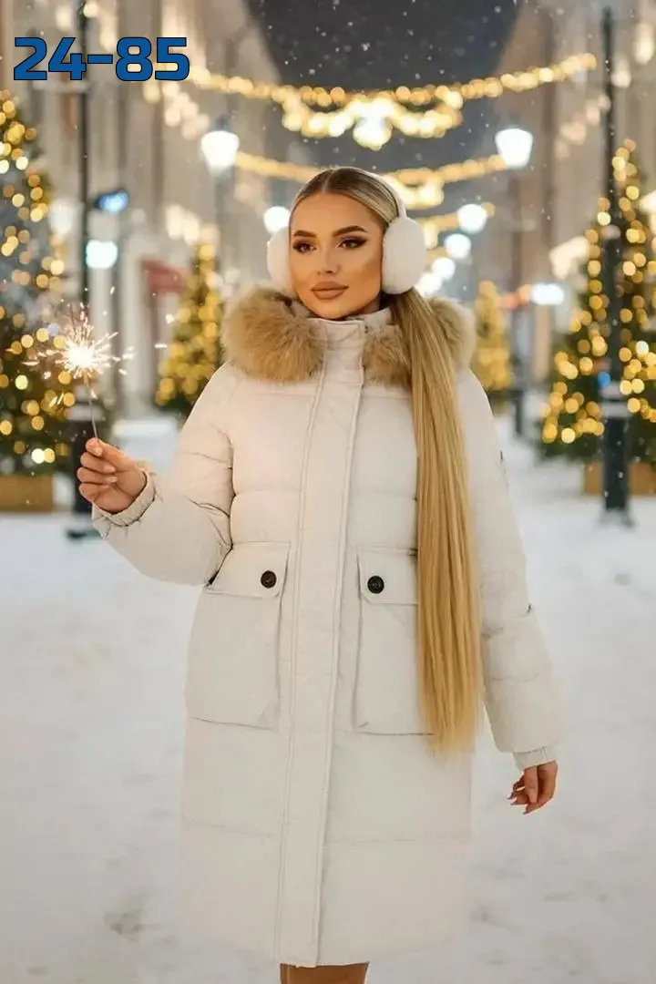 Куртка с натуральным мехом — фото 2