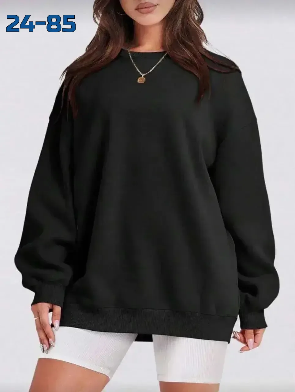 Мягкий худи из двухнитки с oversized-силуэтом — фото 4