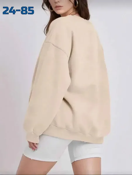 Мягкий худи из двухнитки с oversized-силуэтом — фото 6