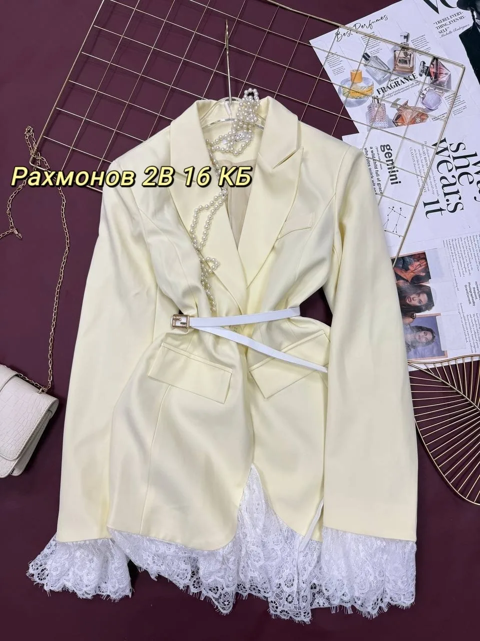 Классический пиджак из ткани костюмы в качестве LuX — фото 5